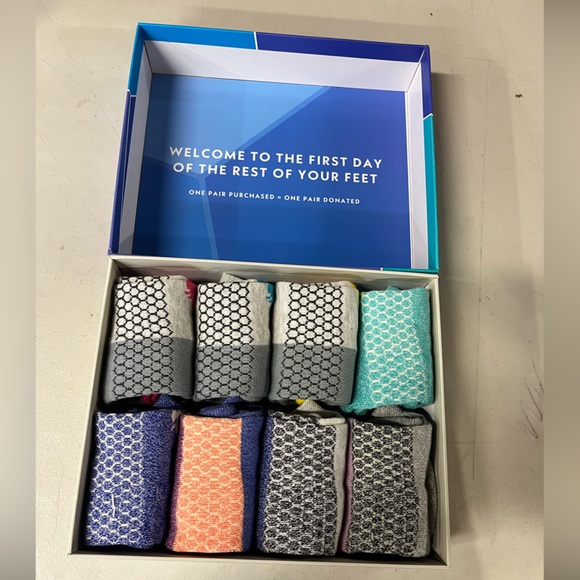 Bombas Women's Ankle Socks 8-Pack Gift Box Size Large 11-13 NEW - Picture 4 of 7